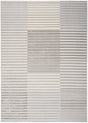 Nourison Brushstrokes Bsk04 Silver Grey Rug - Nourison - 99446899095