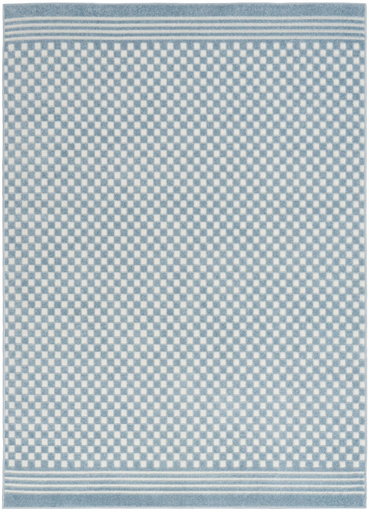 Nourison Care Free Caf02 Blue Rug - Nourison - 99446971418