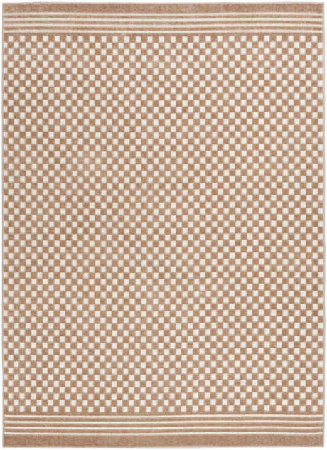 Nourison Care Free Caf02 Brown Rug - Nourison - 99446971234