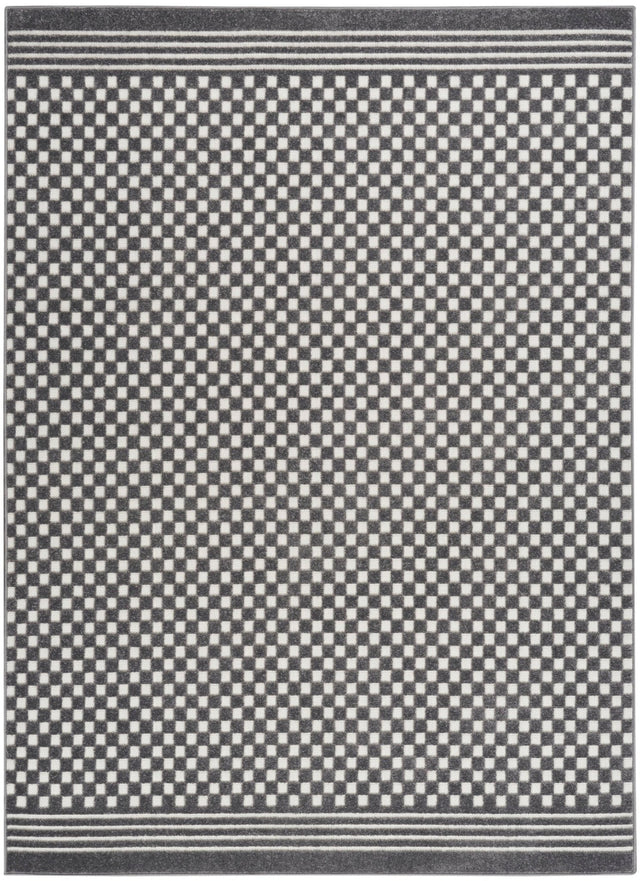 Nourison Care Free Caf02 Grey Rug - Nourison - 99446971173