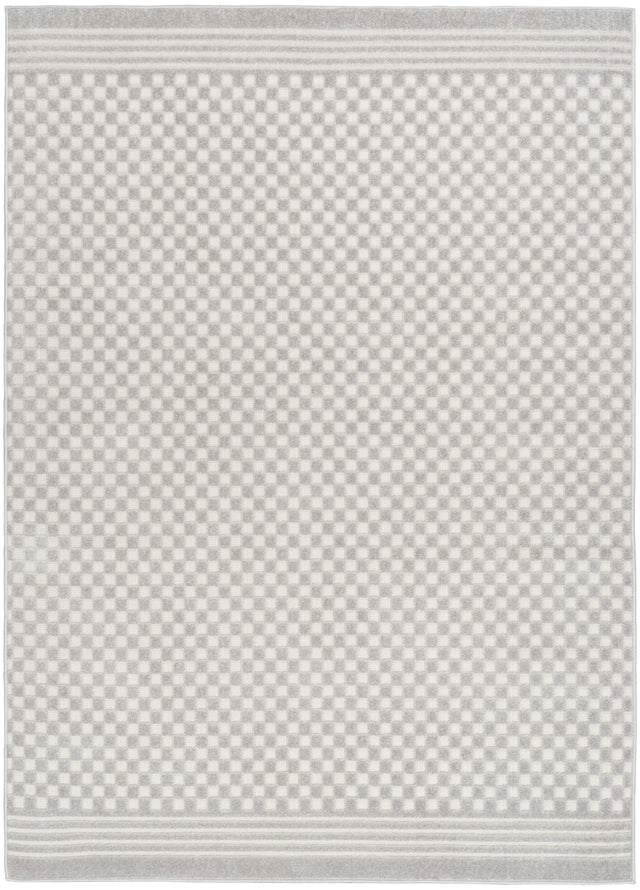 Nourison Care Free Caf02 Light Grey Rug - Nourison - 99446971531