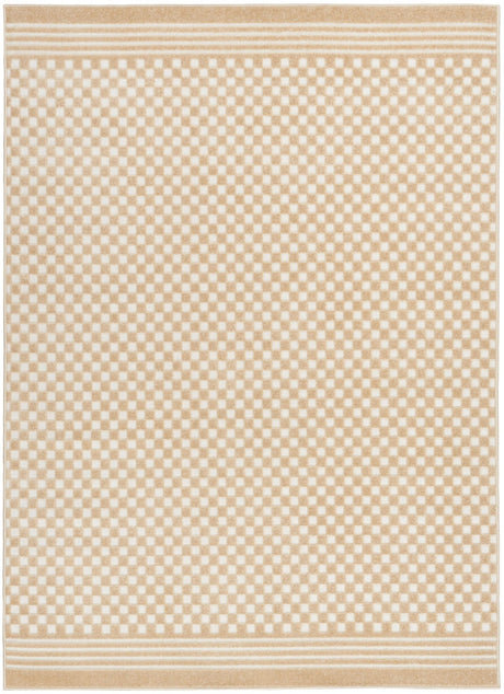 Nourison Care Free Caf02 Taupe Rug - Nourison - 99446971470