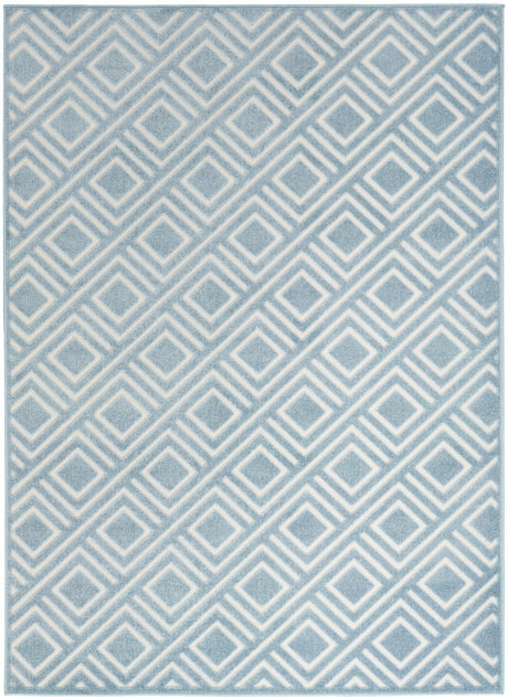 Nourison Care Free Caf03 Blue Rug - Nourison - 99446971784