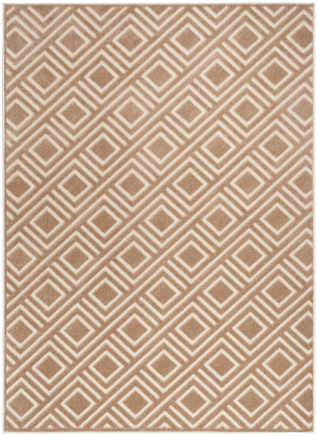 Nourison Care Free Caf03 Brown Rug - Nourison - 99446971845