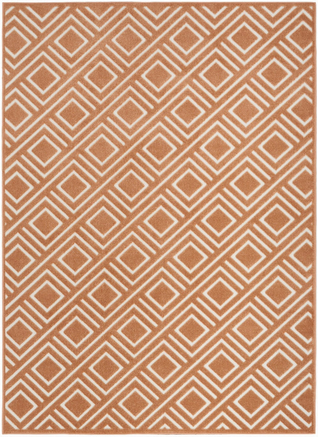 Nourison Care Free Caf03 Copper Rug - Nourison - 99446971906