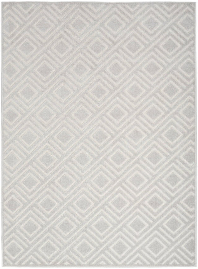 Nourison Care Free Caf03 Light Grey Rug - Nourison - 99446972149