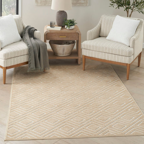 Nourison Care Free Caf03 Taupe Rug - Nourison - 99446972217