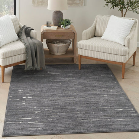 Nourison Care Free Caf04 Grey Rug - Nourison - 99446972477