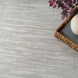 Nourison Care Free Caf04 Light Grey Rug - Nourison - 99446972590