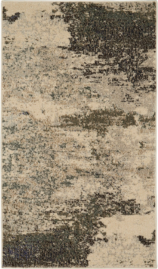 Nourison Celestial Ces02 Ivory/Grey Rug - Nourison - 99446179289