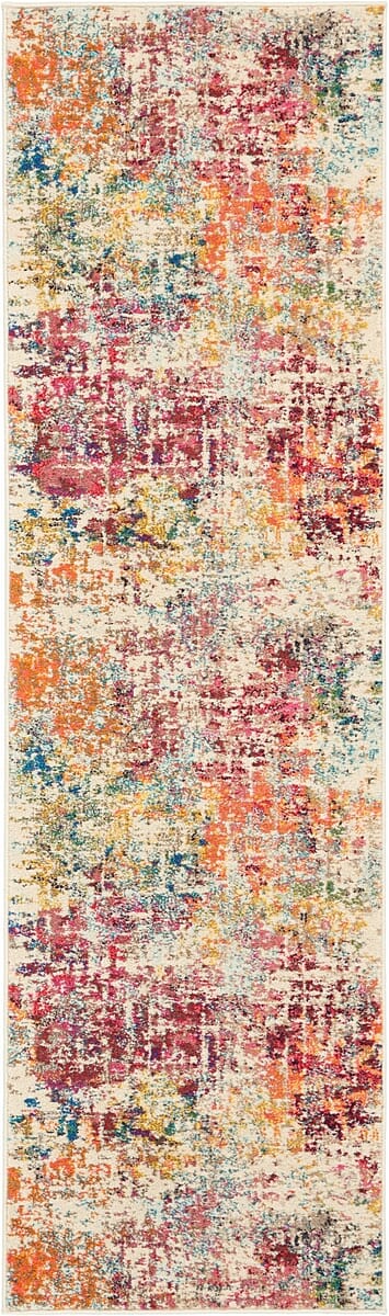 Nourison Celestial Ces13 Pink / Multicolor Rugs - Nourison - 99446482952