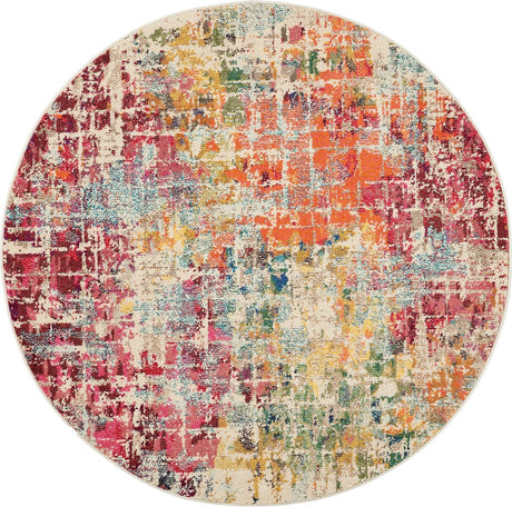 Nourison Celestial Ces13 Pink / Multicolor Rugs - Nourison - 99446483041