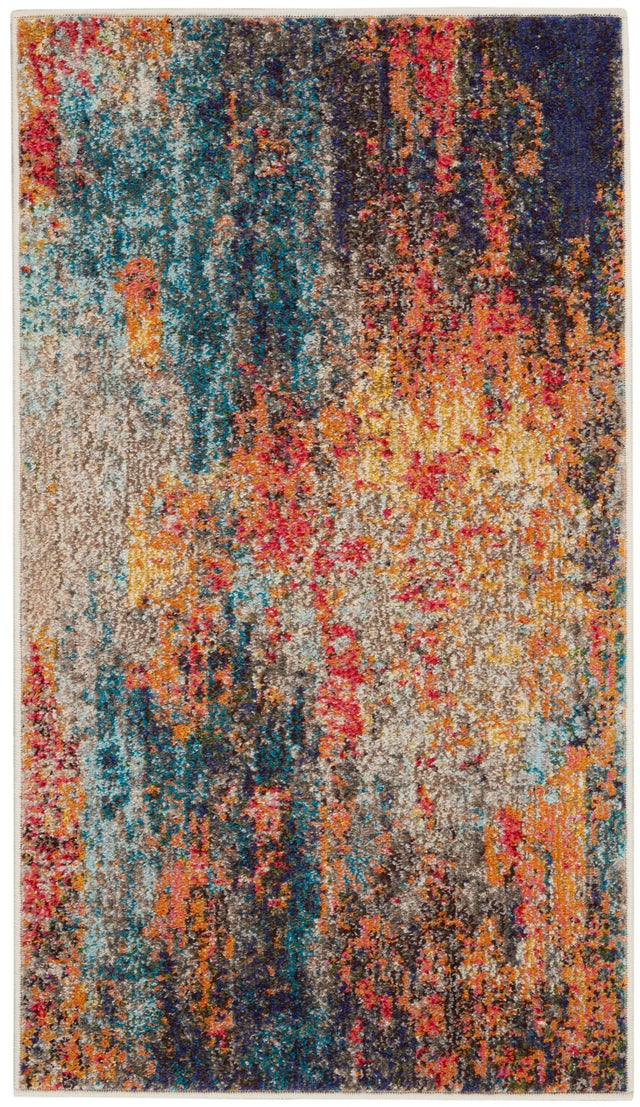 Nourison Celestial Ces15 Multicolor Rugs - Nourison - 99446815934