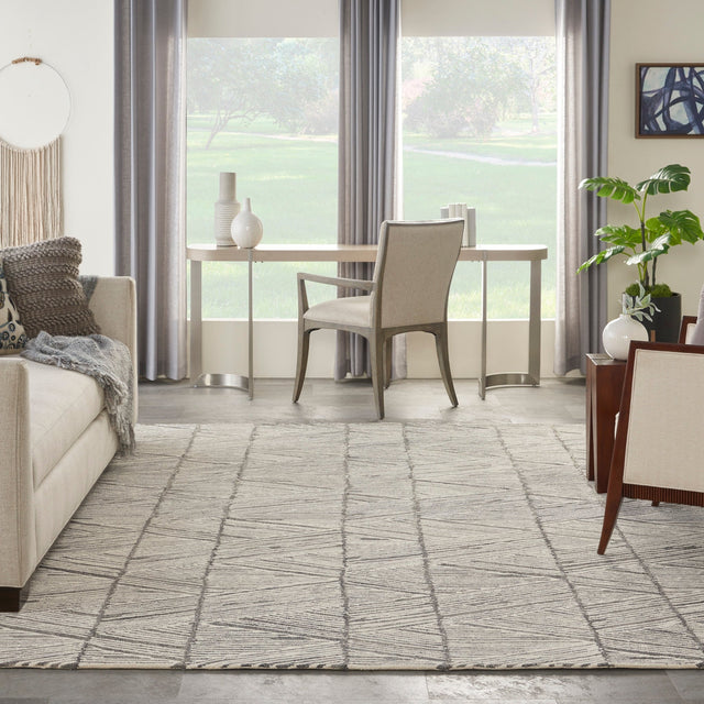 Nourison Colorado Clr01 Grey/White Rugs - Nourison - 99446790224