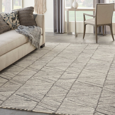 Nourison Colorado Clr01 Grey/White Rugs - Nourison - 99446790231