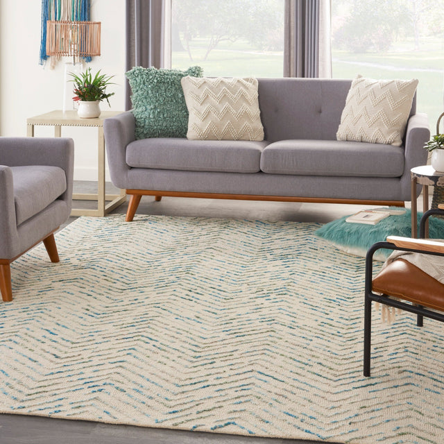 Nourison Colorado Clr02 Iv/Green Rugs - Nourison - 99446786371