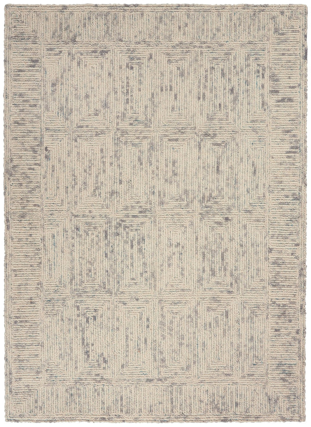 Nourison Colorado Clr04 Ivory/Grey/Teal Rugs - Nourison - 99446786616