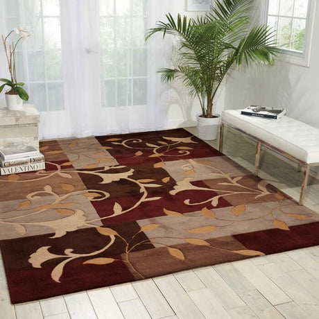 Nourison Contour Con01 Mocha Rugs - Nourison - 06644