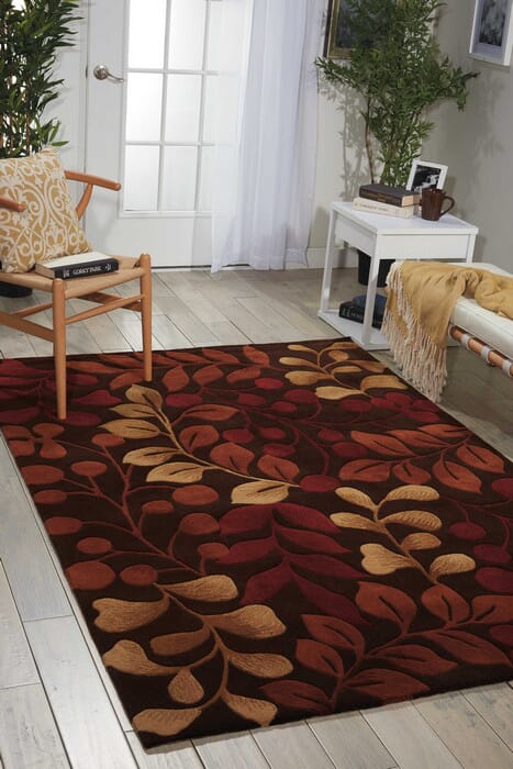 Nourison Contour Con02 Chocolate Rugs - Nourison - 04565