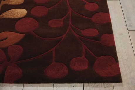 Nourison Contour Con02 Chocolate Rugs - Nourison - 04565