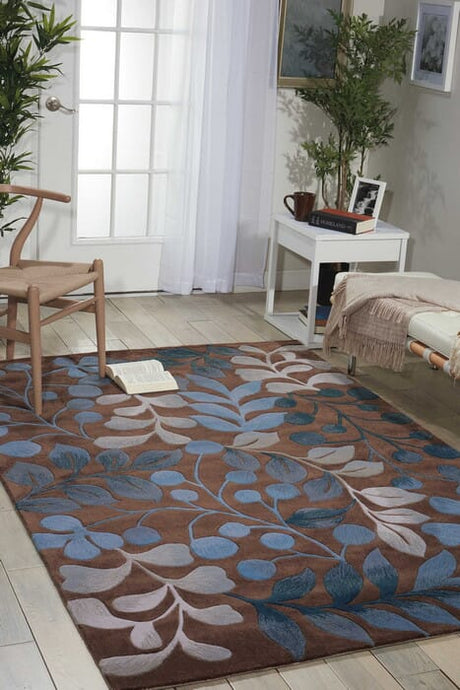 Nourison Contour Con02 Mocha Rugs - Nourison - 04589