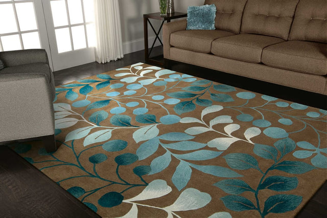 Nourison Contour Con02 Mocha Rugs - Nourison - 04589