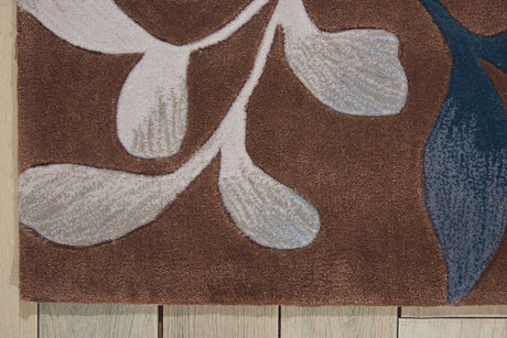 Nourison Contour Con02 Mocha Rugs - Nourison - 04589