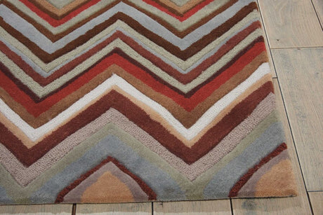 Nourison Contour Con23 Multicolor Rugs - Nourison - 03991