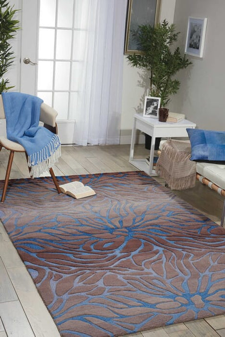 Nourison Contour Con25 Ocean Sand Rugs - Nourison - 12997