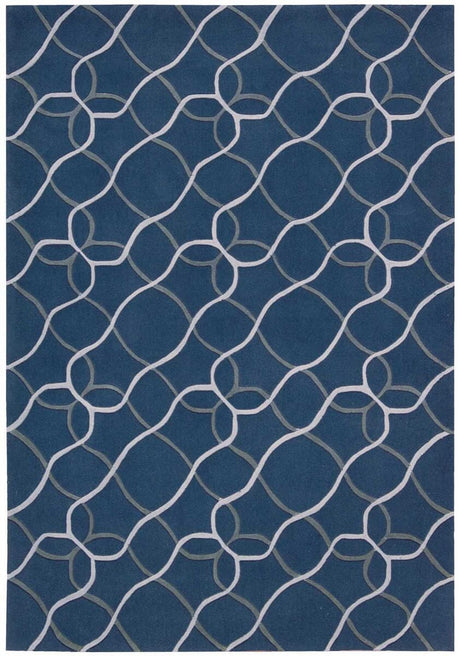 Nourison Contour Con41 Denim Rugs - Nourison - 19313