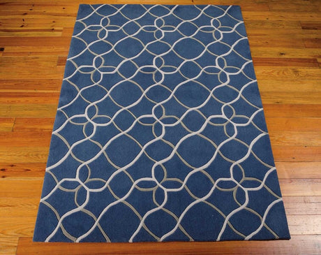 Nourison Contour Con41 Denim Rugs - Nourison - 19313