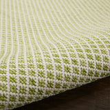 Nourison Courtyard Cou01 Ivory Green Rugs - Nourison - 99446841919
