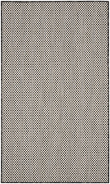 Nourison Courtyard COU01 Machine Made Ivory, Charcoal Rug - 99446841872