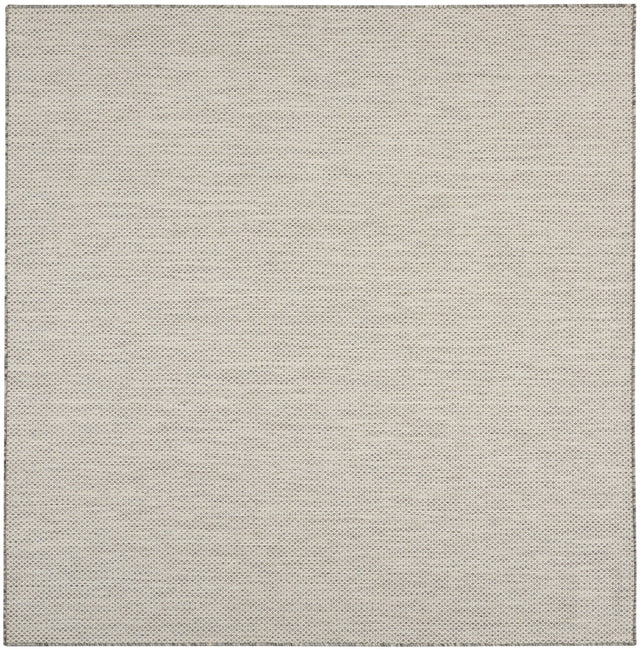 Nourison Courtyard COU01 Machine Made Ivory, Silver Rug - 99446162649