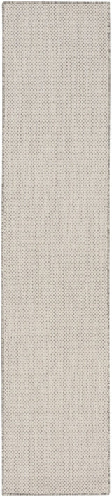Nourison Courtyard COU01 Machine Made Ivory, Silver Rug - 99446933997