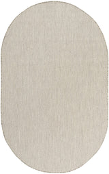 Nourison Courtyard COU01 Machine Made Ivory, Silver Rug - 99446934031