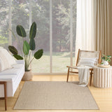 Nourison Courtyard COU01 Machine Made Jute, Ivory Rug