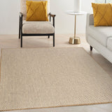 Nourison Courtyard COU01 Machine Made Jute, Ivory Rug