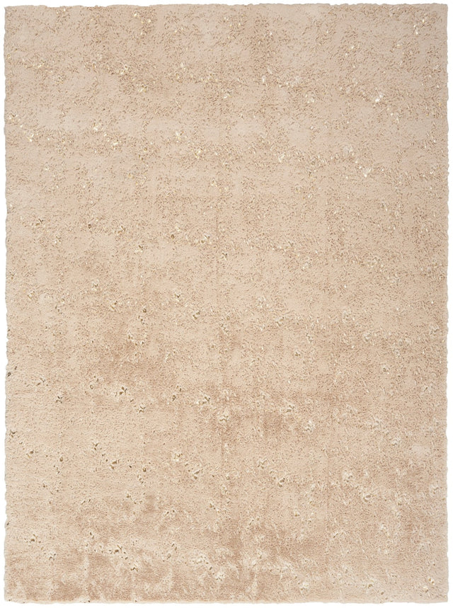 Nourison Cozy Shimmer Csh01 Beige Rug - Nourison - 99446910981