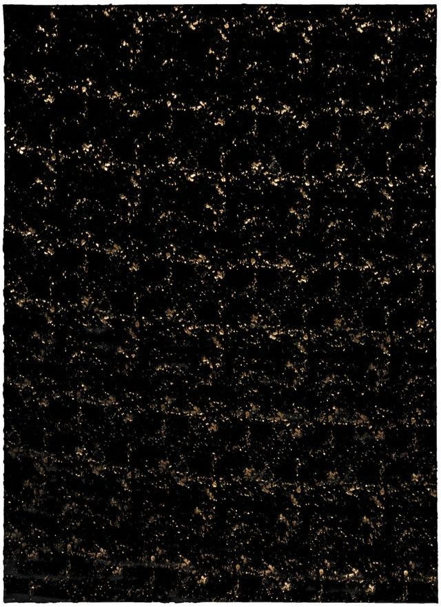 Nourison Cozy Shimmer Csh01 Black Rug - Nourison - 99446910998