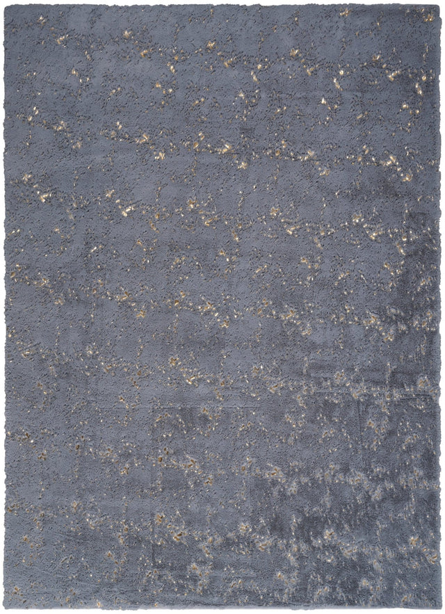 Nourison Cozy Shimmer Csh01 Blue Grey Rug - Nourison - 99446911001