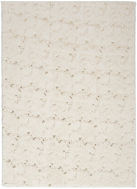 Nourison Cozy Shimmer Csh01 Ivory Rug - Nourison - 99446911018