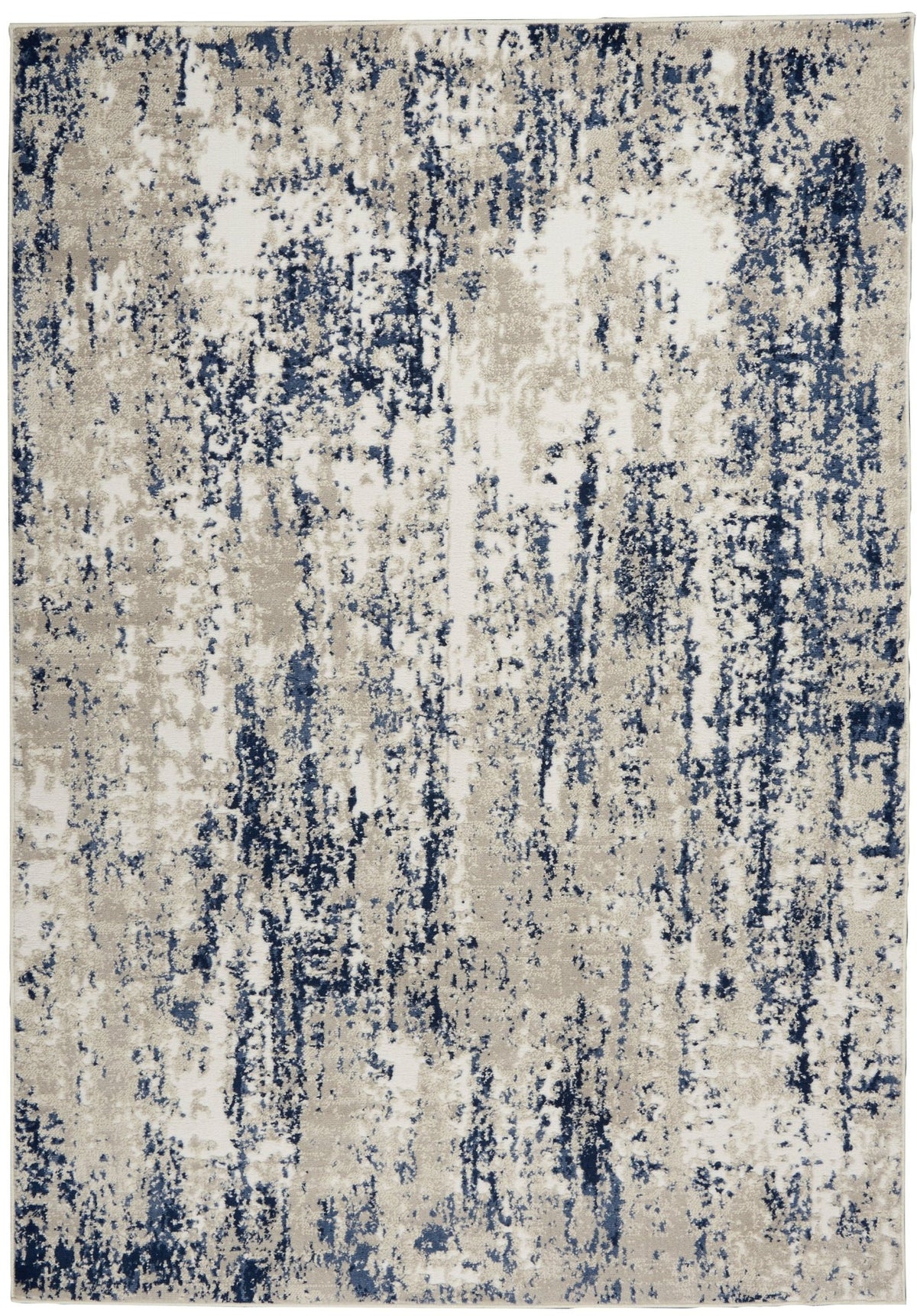 Nourison Cyrus Cyr03 Ivory/Navy Rugs - Nourison - 99446841278
