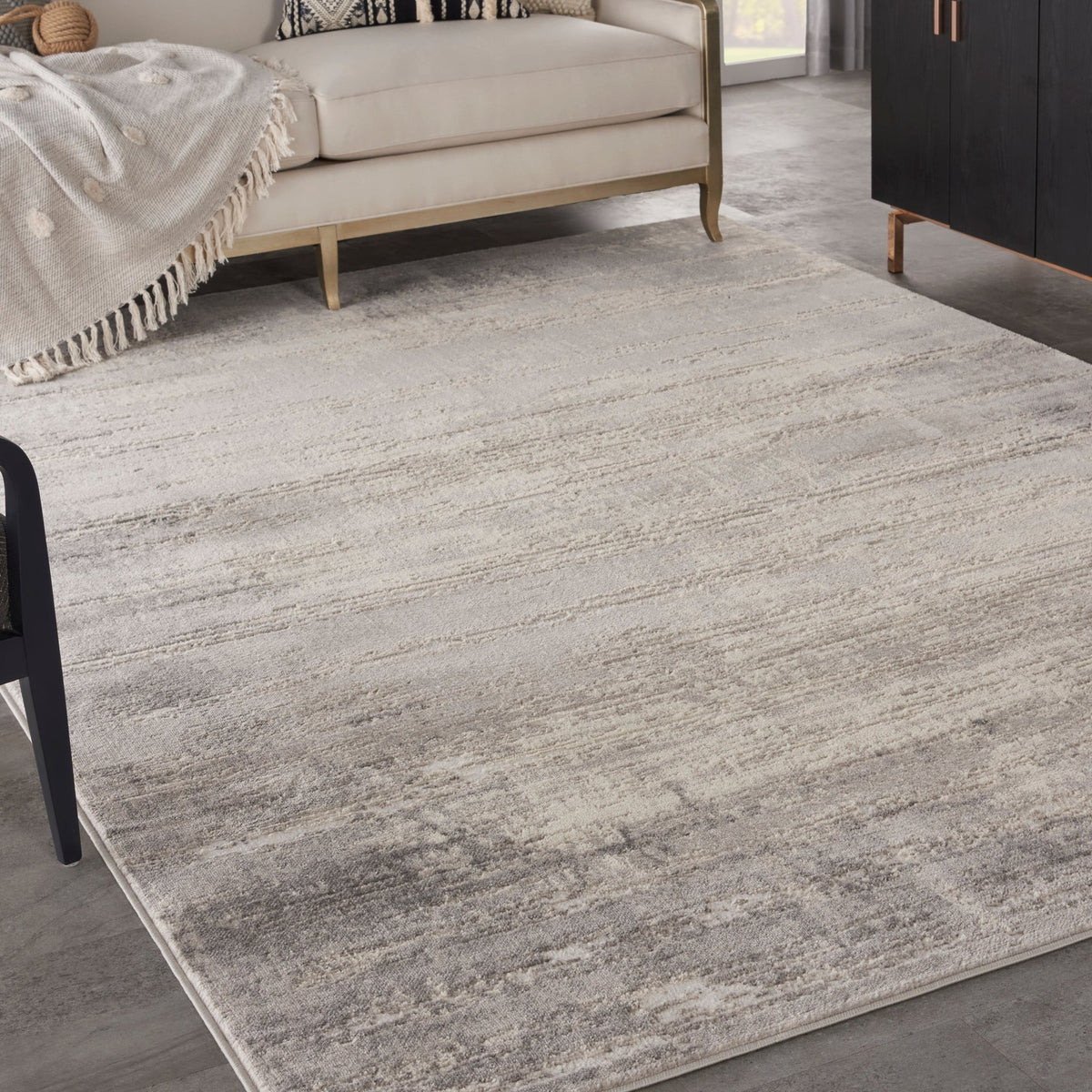 Nourison Cyrus Cyr04 Ivory/Grey Rugs - Nourison - 99446843449