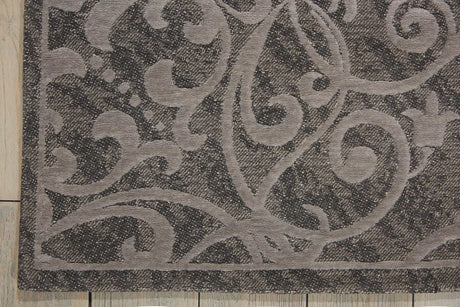 Nourison Damask Das01 Grey Rugs - Nourison - 34130