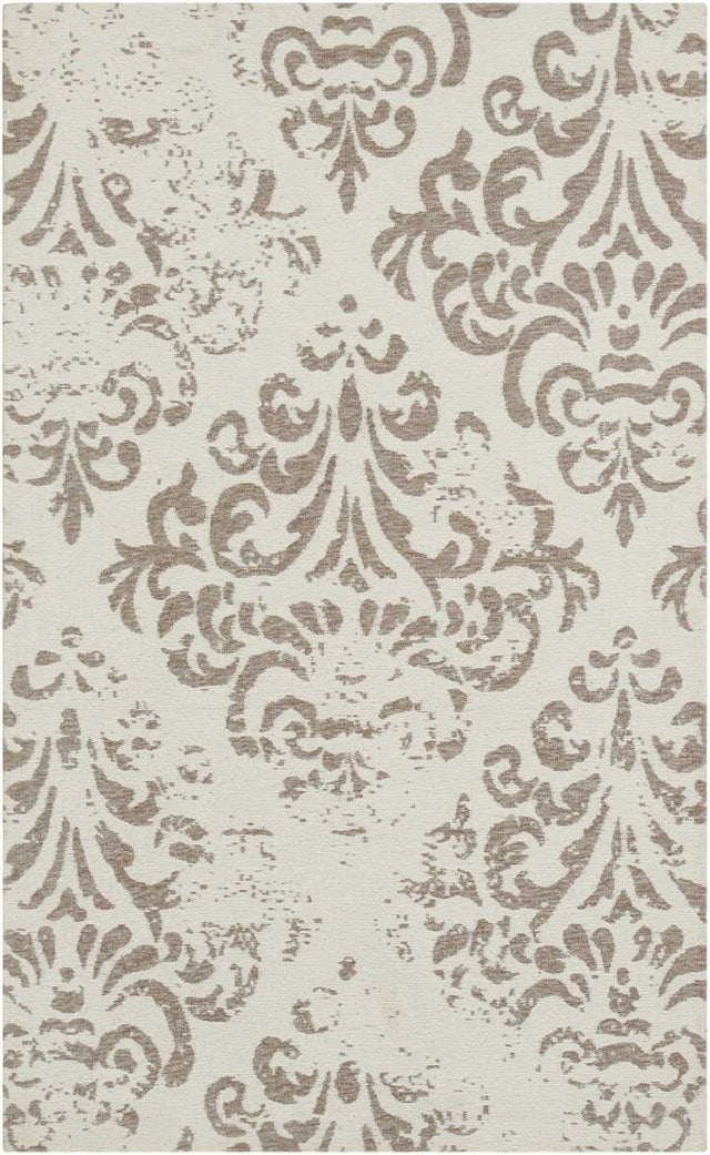 Nourison Damask Das03 Ivory Rugs - Nourison - 34976