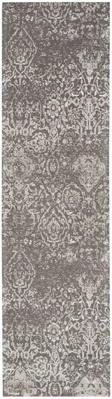 Nourison Damask Das06 Dark Grey Rug - Nourison - 99446787941