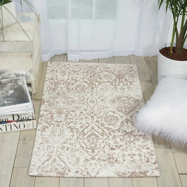 Nourison Damask Das06 Ivory Rug - Nourison - 34981