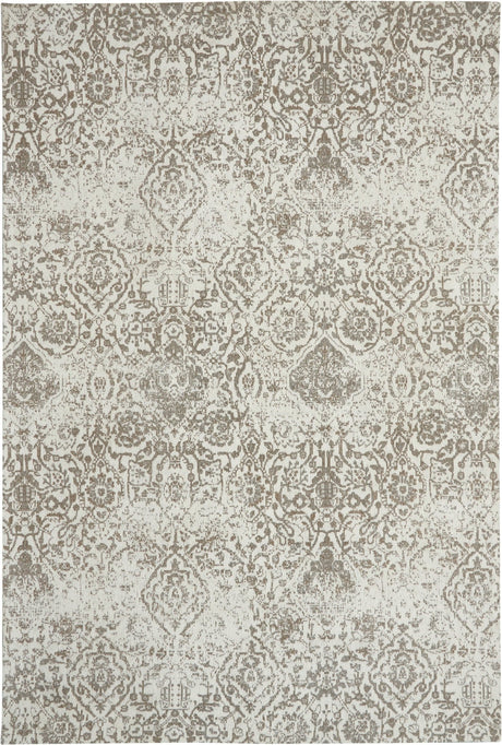 Nourison Damask Das06 Ivory Rug - Nourison - 99446166760