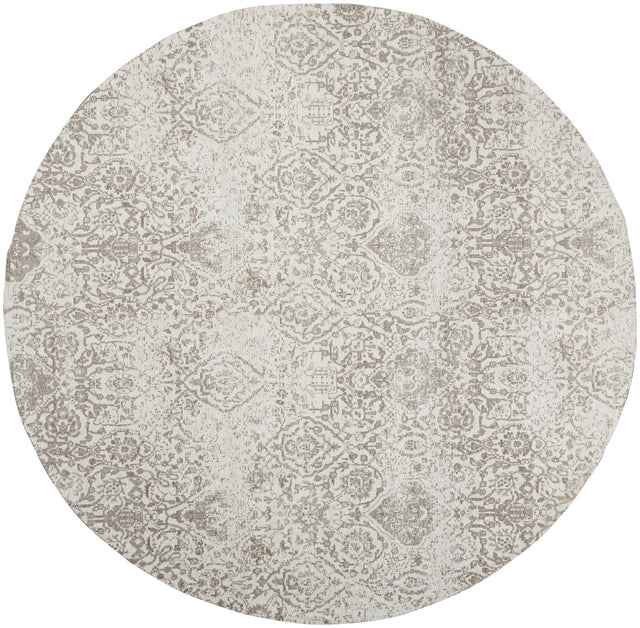 Nourison Damask Das06 Ivory Rug - Nourison - 99446816252